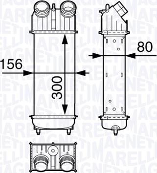 Magneti Marelli 351319203000 - Välijäähdytin inparts.fi