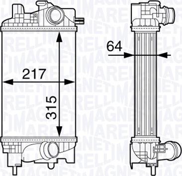 Magneti Marelli 351319203020 - Välijäähdytin inparts.fi