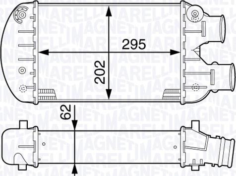 Magneti Marelli 351319203310 - Välijäähdytin inparts.fi