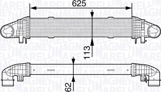 Magneti Marelli 351319203370 - Välijäähdytin inparts.fi