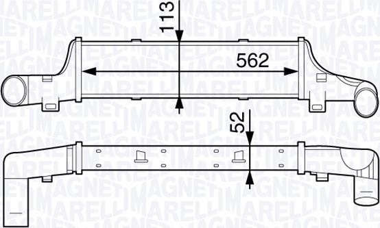 Magneti Marelli 351319202500 - Välijäähdytin inparts.fi