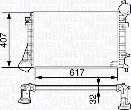 Magneti Marelli 351319202670 - Välijäähdytin inparts.fi