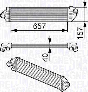 Magneti Marelli 351319202050 - Välijäähdytin inparts.fi