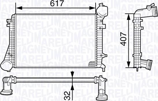 Magneti Marelli 351319202080 - Välijäähdytin inparts.fi