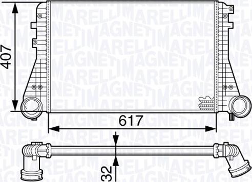 Magneti Marelli 351319202020 - Välijäähdytin inparts.fi