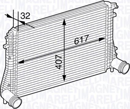 Magneti Marelli 351319202840 - Välijäähdytin inparts.fi