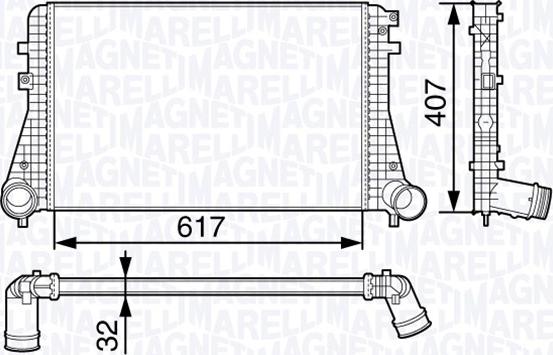 Magneti Marelli 351319202850 - Välijäähdytin inparts.fi