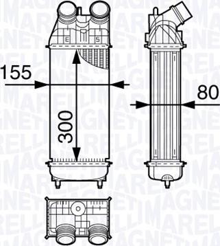 Magneti Marelli 351319202860 - Välijäähdytin inparts.fi