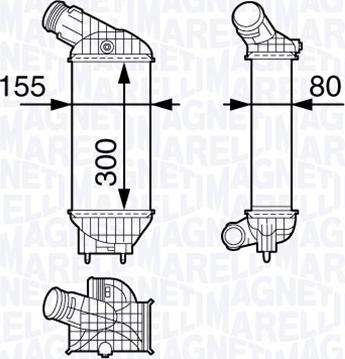 Magneti Marelli 351319202880 - Välijäähdytin inparts.fi