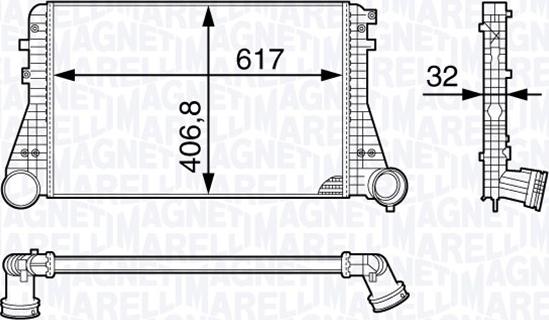 Magneti Marelli 351319202250 - Välijäähdytin inparts.fi