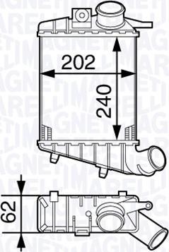 Magneti Marelli 351319202750 - Välijäähdytin inparts.fi