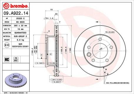 Magneti Marelli 360406099500 - Jarrulevy inparts.fi