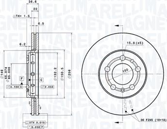 Magneti Marelli 360406049401 - Jarrulevy inparts.fi