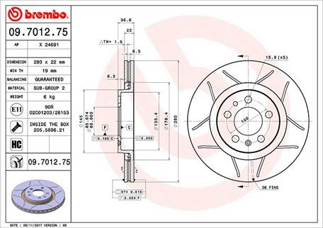 Magneti Marelli 360406049505 - Jarrulevy inparts.fi