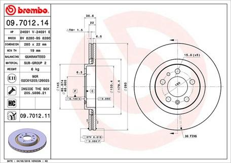 Magneti Marelli 360406049500 - Jarrulevy inparts.fi