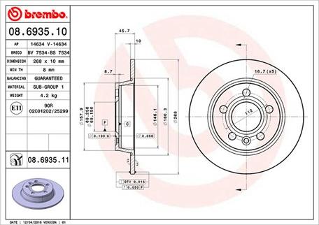 Magneti Marelli 360406049200 - Jarrulevy inparts.fi