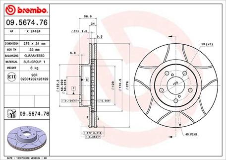 Magneti Marelli 360406045405 - Jarrulevy inparts.fi