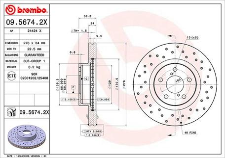 Magneti Marelli 360406045402 - Jarrulevy inparts.fi