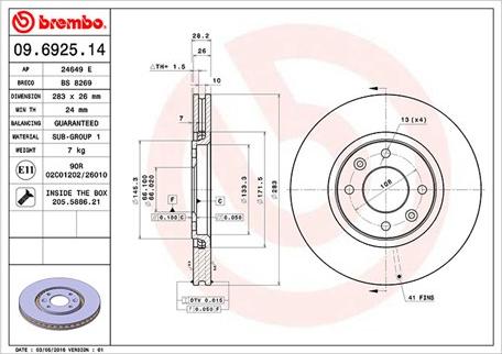 Magneti Marelli 360406040700 - Jarrulevy inparts.fi