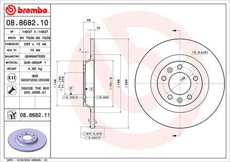 Magneti Marelli 360406041500 - Jarrulevy inparts.fi