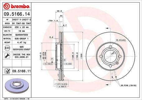 Magneti Marelli 360406048100 - Jarrulevy inparts.fi