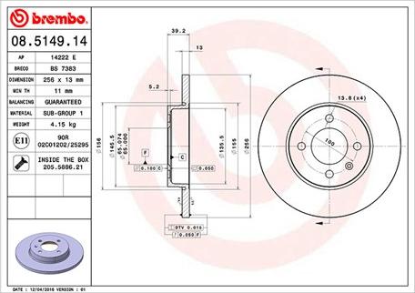 Magneti Marelli 360406048200 - Jarrulevy inparts.fi