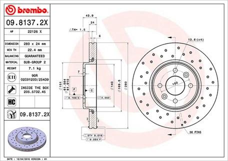 Magneti Marelli 360406043902 - Jarrulevy inparts.fi