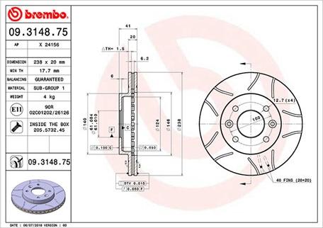 Magneti Marelli 360406042405 - Jarrulevy inparts.fi