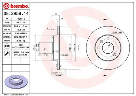 Magneti Marelli 360406042100 - Jarrulevy inparts.fi