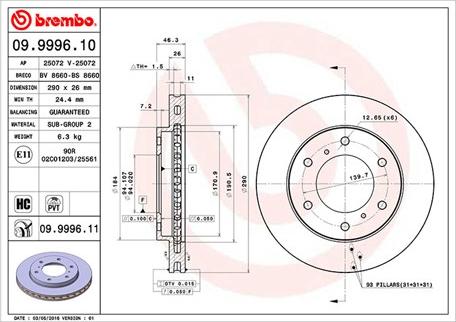 Magneti Marelli 360406059900 - Jarrulevy inparts.fi