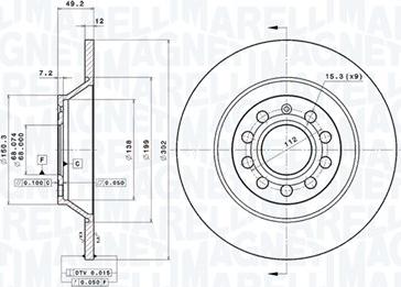 Magneti Marelli 360406054601 - Jarrulevy inparts.fi