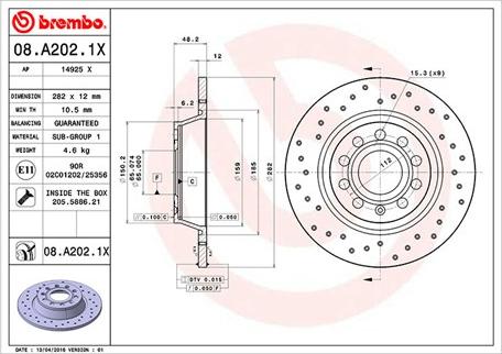 Magneti Marelli 360406060802 - Jarrulevy inparts.fi