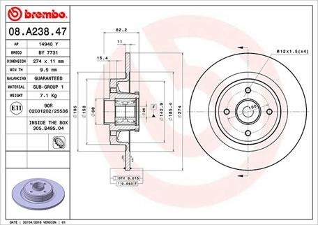 Magneti Marelli 360406061000 - Jarrulevy inparts.fi