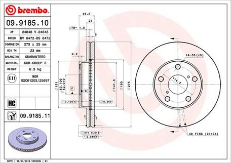 Magneti Marelli 360406009100 - Jarrulevy inparts.fi