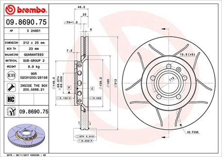 Magneti Marelli 360406001605 - Jarrulevy inparts.fi