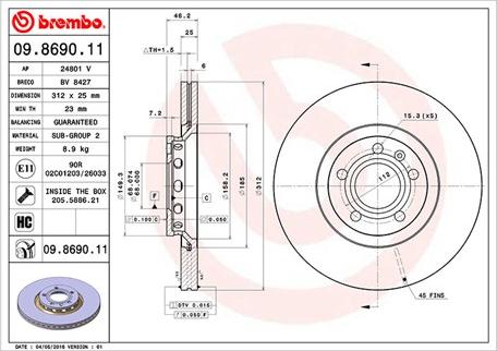 Magneti Marelli 360406001601 - Jarrulevy inparts.fi