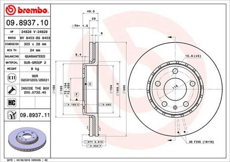 Magneti Marelli 360406008800 - Jarrulevy inparts.fi