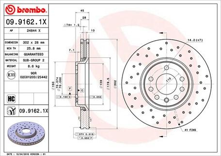 Magneti Marelli 360406008202 - Jarrulevy inparts.fi