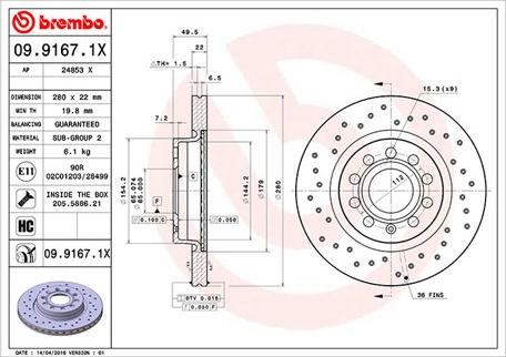 Magneti Marelli 360406002002 - Jarrulevy inparts.fi