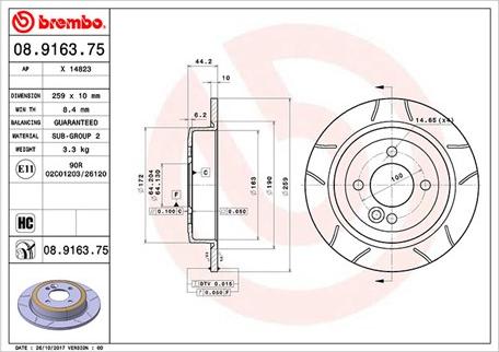 Magneti Marelli 360406002805 - Jarrulevy inparts.fi