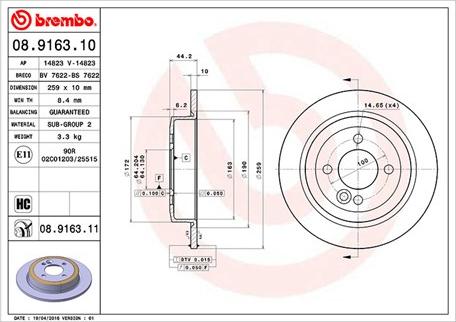 Magneti Marelli 360406002800 - Jarrulevy inparts.fi