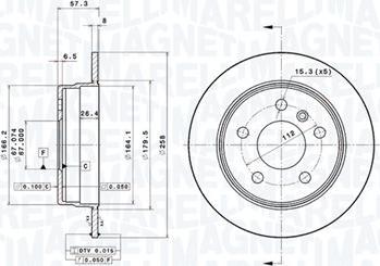 Magneti Marelli 360406007801 - Jarrulevy inparts.fi