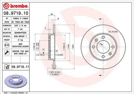 Magneti Marelli 360406019100 - Jarrulevy inparts.fi