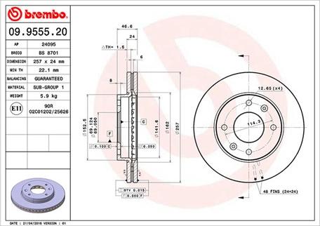 Magneti Marelli 360406019700 - Jarrulevy inparts.fi