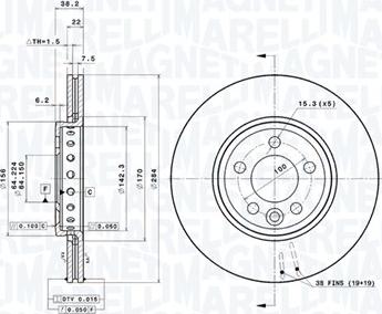 Magneti Marelli 360406014601 - Jarrulevy inparts.fi