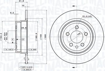 Magneti Marelli 360406014701 - Jarrulevy inparts.fi