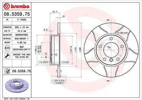 Magneti Marelli 360406015905 - Jarrulevy inparts.fi