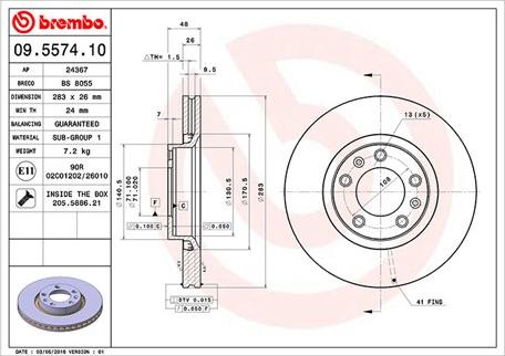 Magneti Marelli 360406018200 - Jarrulevy inparts.fi