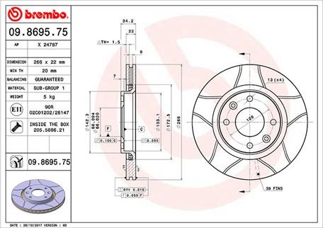 Magneti Marelli 360406018705 - Jarrulevy inparts.fi