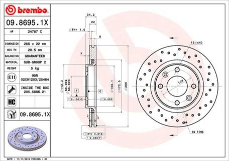 Magneti Marelli 360406018702 - Jarrulevy inparts.fi